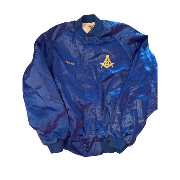 WestArk USA Cleveland Lodge No. 134 F.&A.M. Masonic Satin Jacket – Large